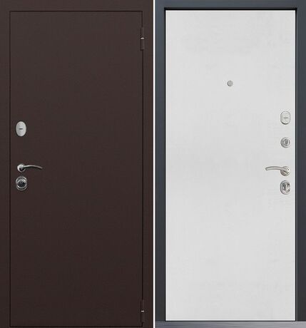 Входная дверь Command Doors Патриот медный антик 00 Белый матовый